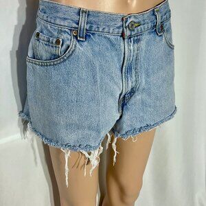 Levi's 550 Cutoff Shorts Relaxed Womens 30" Waist